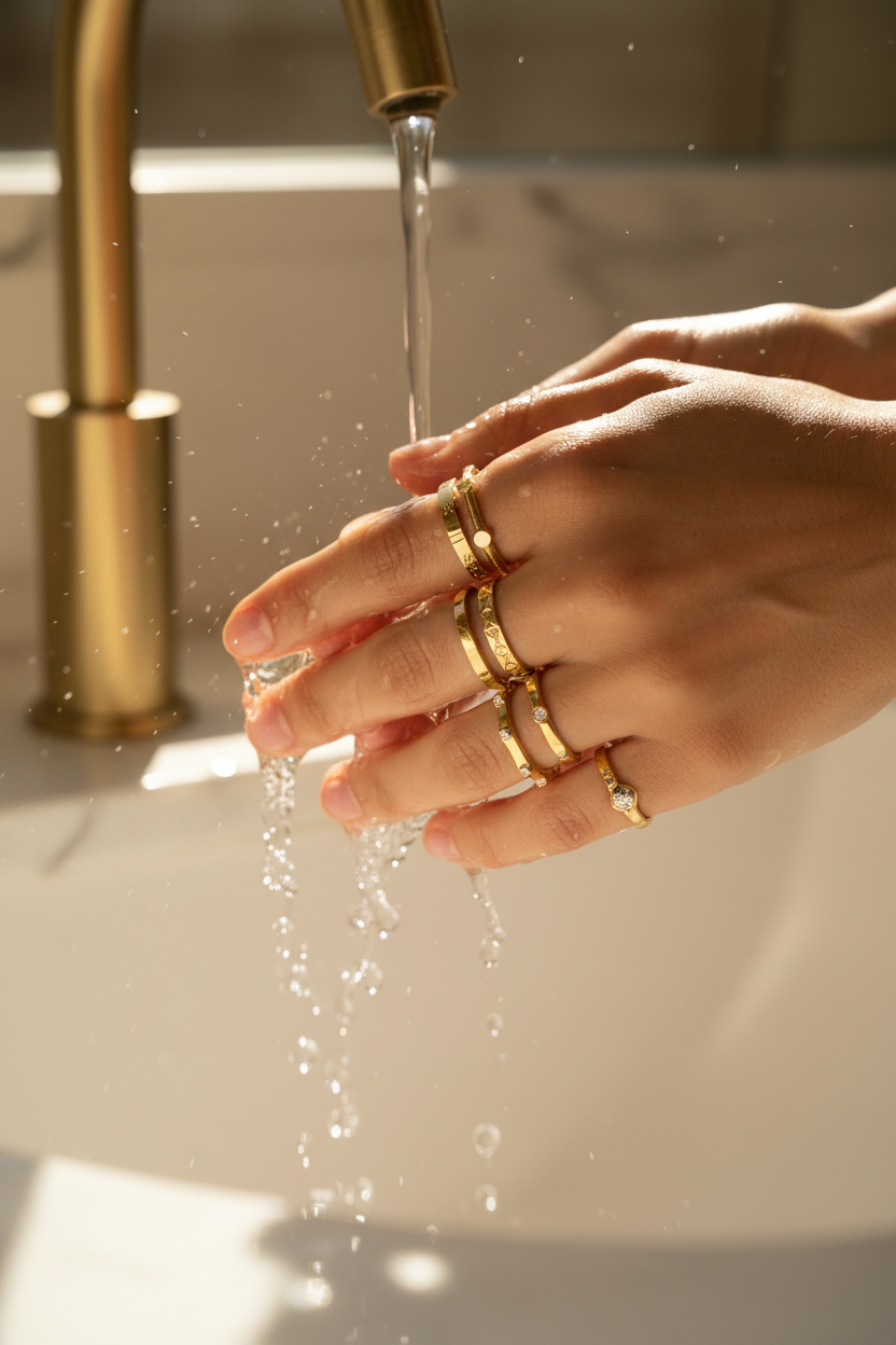 The Secret Behind Stainless Steel Gold Plated Waterproof Rings