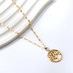 Gold Tree of Life Pendant Necklace