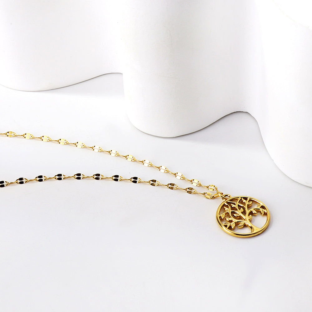 Gold Tree of Life Pendant Necklace