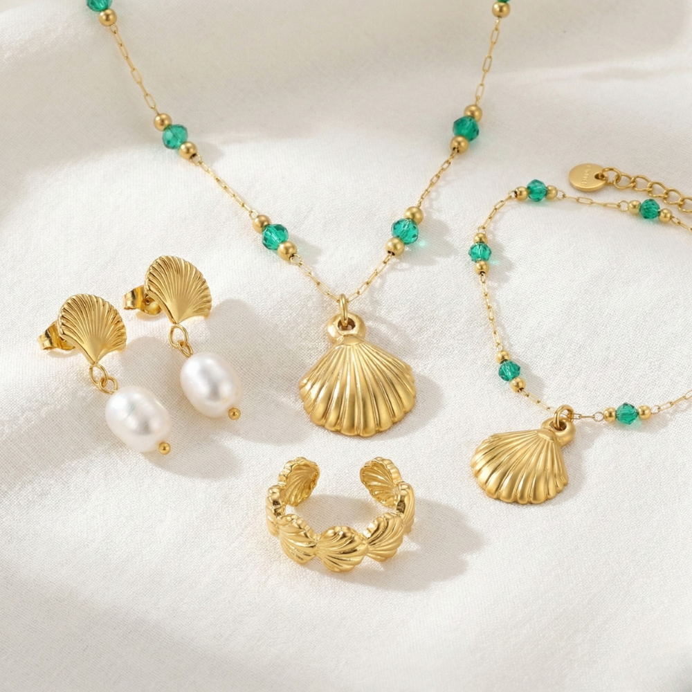The Golden Coastal "Mermaid's Treasure" 4-Piece Set