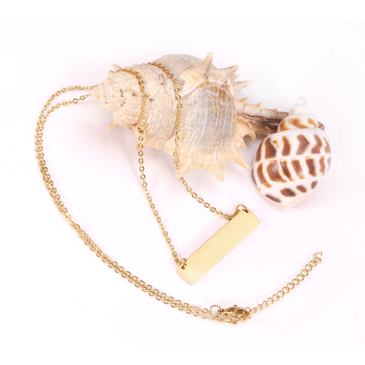 Minimalist Gold Bar Necklace